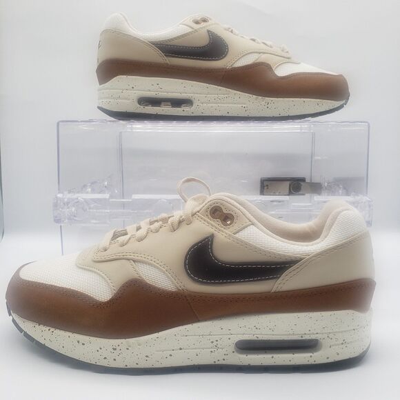 Nike Air Max 1 "Cream & Coffee" - Classic & Stylish Women Size [8.5] 25.5 cm - Picture 1 of 11